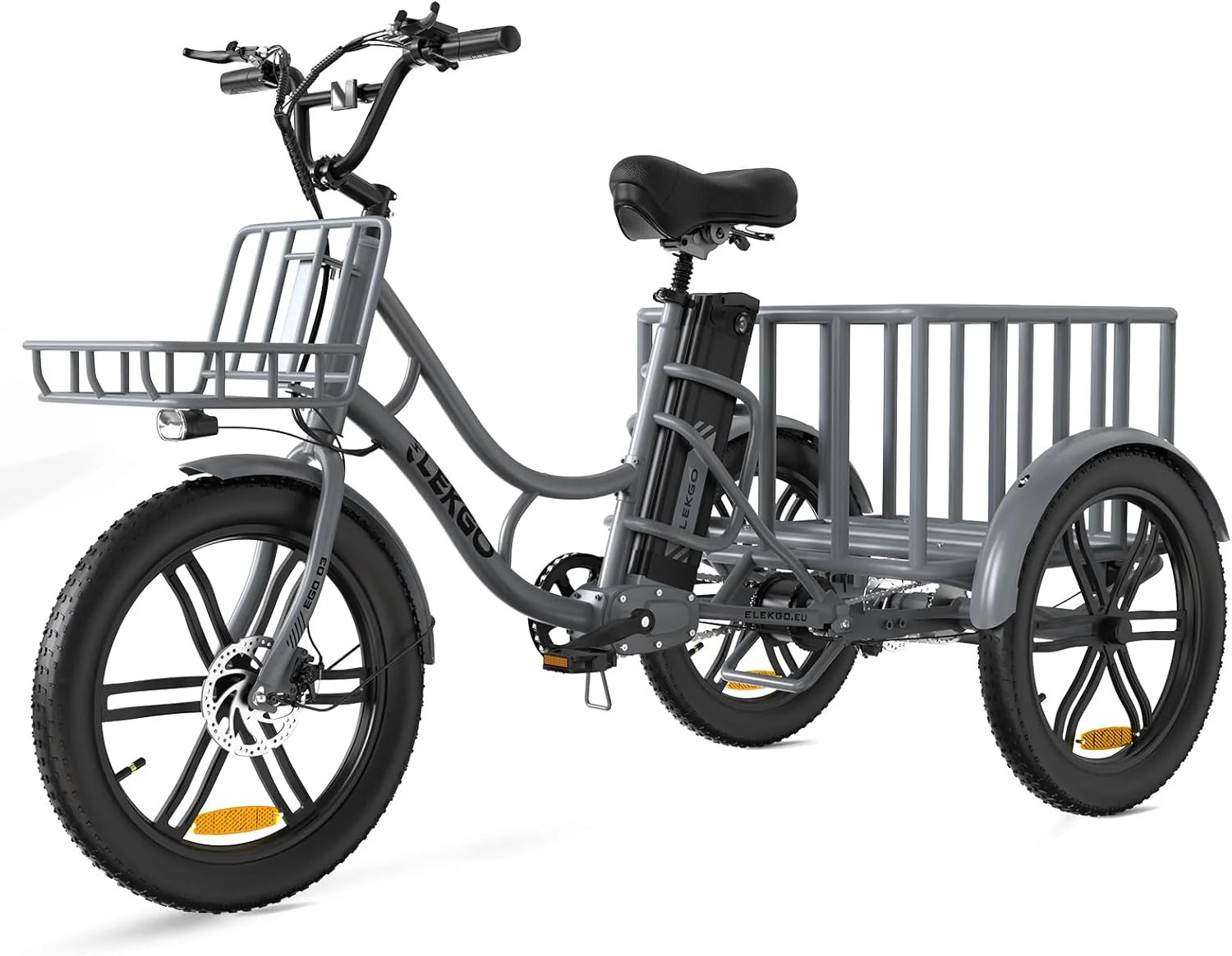 ELEKGo EGO03 Lasten-E-Trike 500W 48V 18Ah, LCD-Display, 20x3.0 Reifen