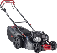 AL-KO Benzin-Rasenmäher Comfort 46.0 SP-A Plus (46 cm Schnittbreite, 2.1 kW Motorleistung, Robustes Stahlblechgehäuse, Hinterradantrieb, Mulchfunktion, Seitenauswurf, für Rasenflächen bis 1400 m²)
