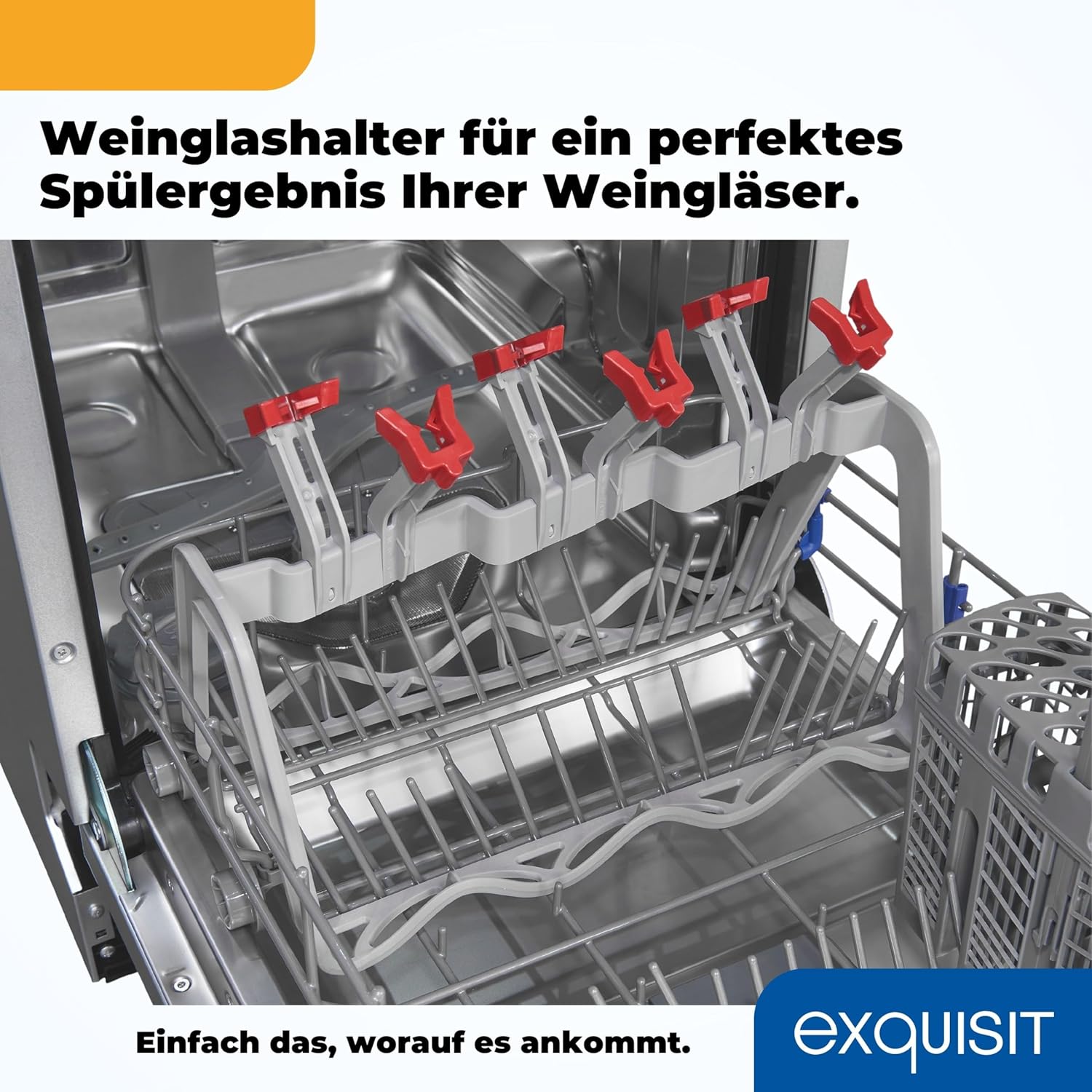 Exquisit Geschirrspüler, Spülmaschine, 45 cm Breite, Teilintegriert, 9 Maßgedecke, 9 Liter, Startzeitvorwahl, ECO-Modus, Geschirrspüler 45 cm, EGSP51009-EB-030E inox