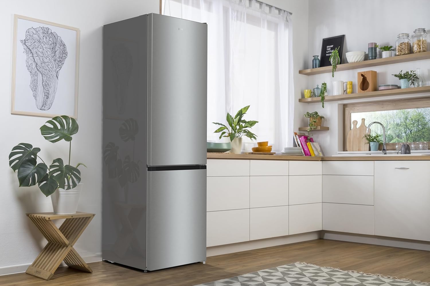 Gorenje R 4142 PW Kühlschrank/ Höhe 143,4 cm/ 242 L / LED Beleuchtung, Weiß