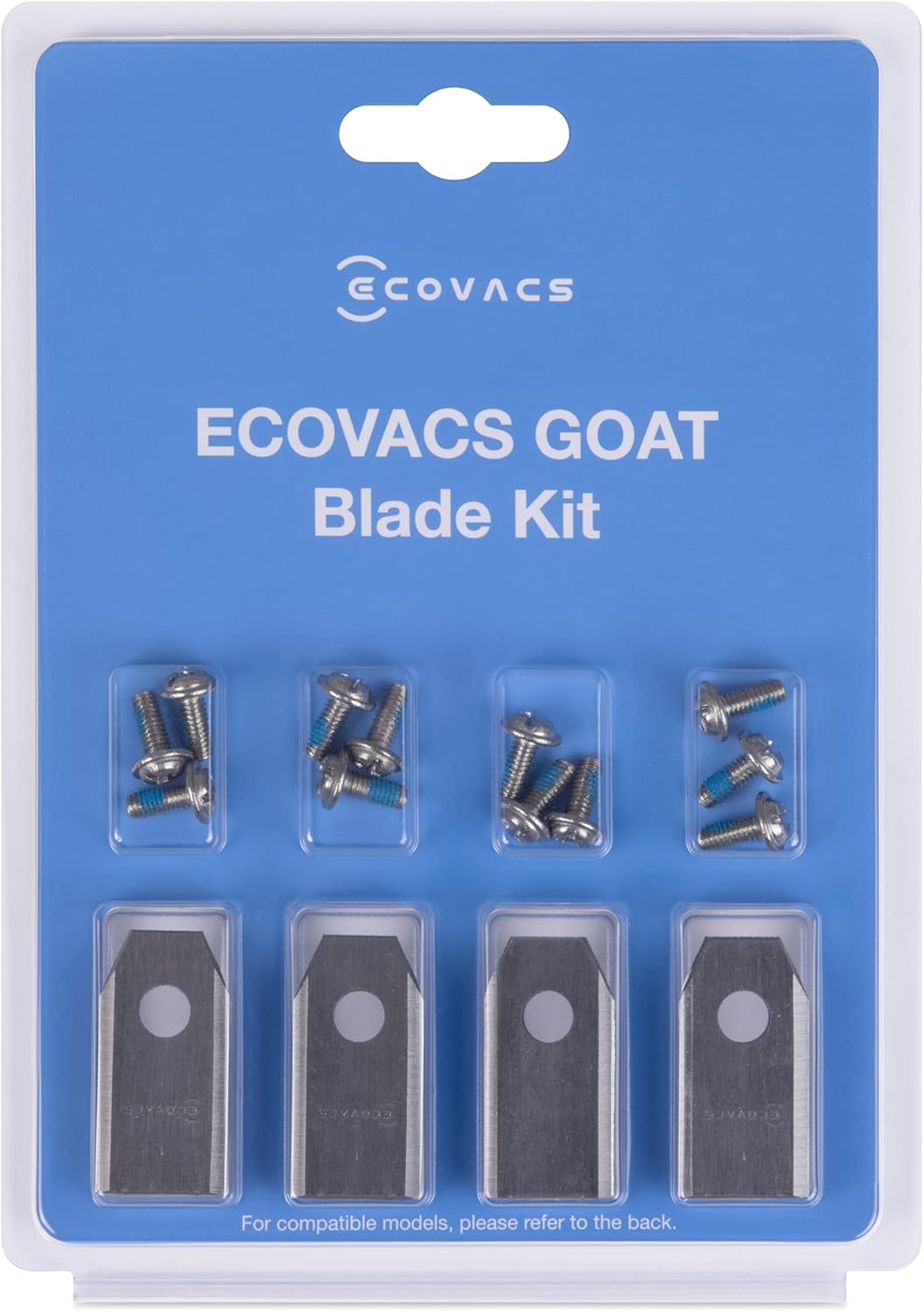 ECOVACS GOAT G1-800 Mhroboter ohne Begrenzungskabel 800㎡, Rasenmher Roboter mit TrueMapping-Multifusionslokalisierung, Hindernisvermeidung, 16-Zonen-Management, 45% Steigung, Videomanager