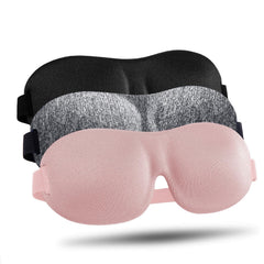 3D Contoured Sleep Mask 3 Pack