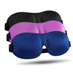3D Contoured Sleep Mask 3 Pack