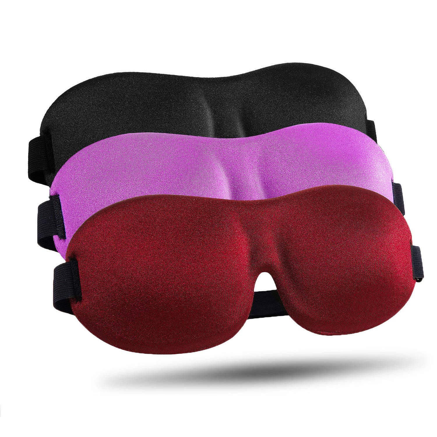 3D Contoured Sleep Mask 3 Pack