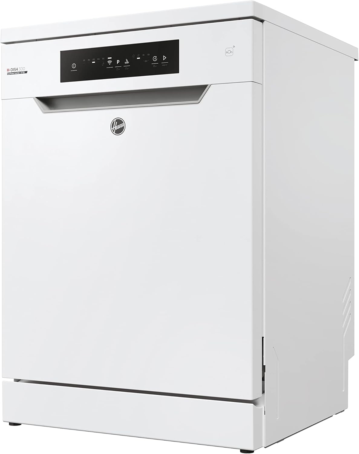 Hoover HF 4C6F0PW Geschirrspüler; 14 Maßgedecke; Freistehend, 60 cm breit; Energieeffizienzklasse C; Smarte Bedienung mit WiFi + Bluetooth-Technologie