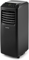 Klarstein Mobile Klimaanlage mit Abluftschlauch, 3-in-1 Klimagerät mit Ventilator & Luftentfeuchter, Kleine & Portable Klimaanlage für Wohnung & Büro, mit Nachtmodus & App-Steuerung, 7000 BTU