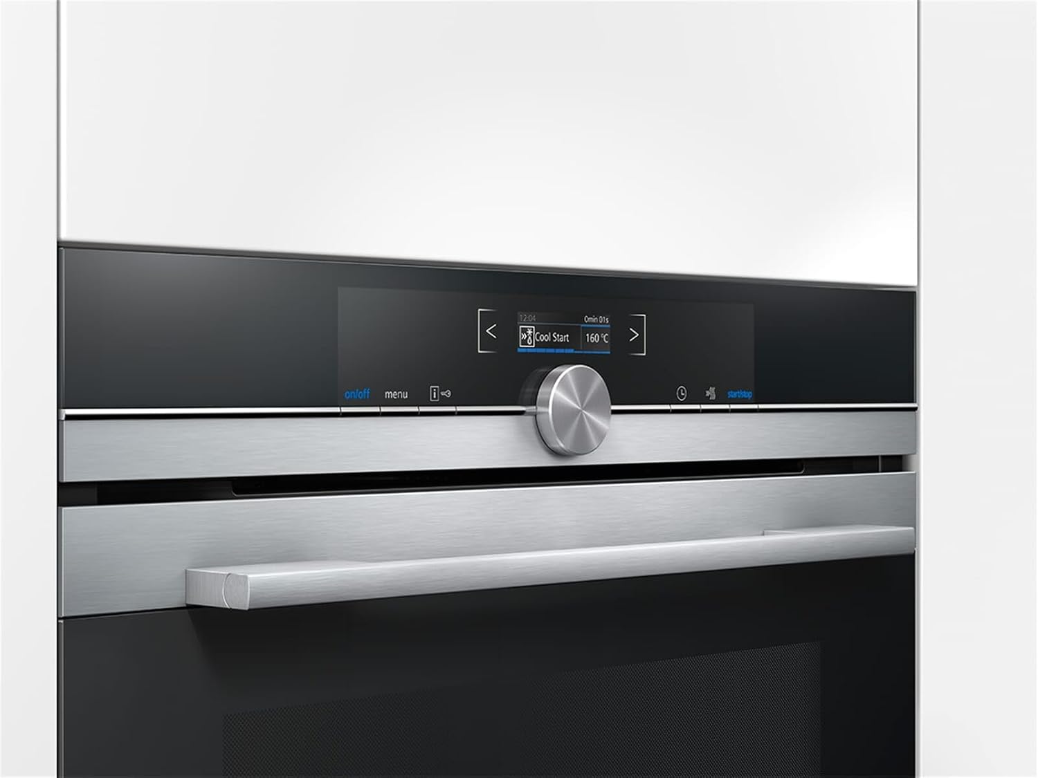 Siemens HB572ABS3, iQ300, Einbau-Backofen 60 x 60 cm, Air Fry, activeClean Pyrolyse Selbstreinung, LED-Touchbedienung, 3D Heißluft, Schnellaufheizung, cookControl10 Automatikprogramme, Edelstahl