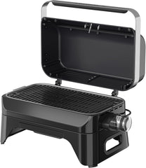 Campingaz Grill Attitude2go, Gasgrill & Elektrogrill, Tischgrill, tragbarer Balkon-, Camping-Grill, mit Deckel, Thermometer und Gusseisen-Grillrost, Betrieb mit Gas oder Elektro