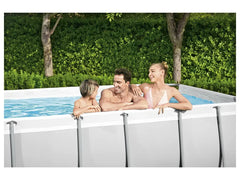 Power Steel™ Frame Pool-Set mit Filterpumpe, ca. L 412 x B 201 x L 122 cm