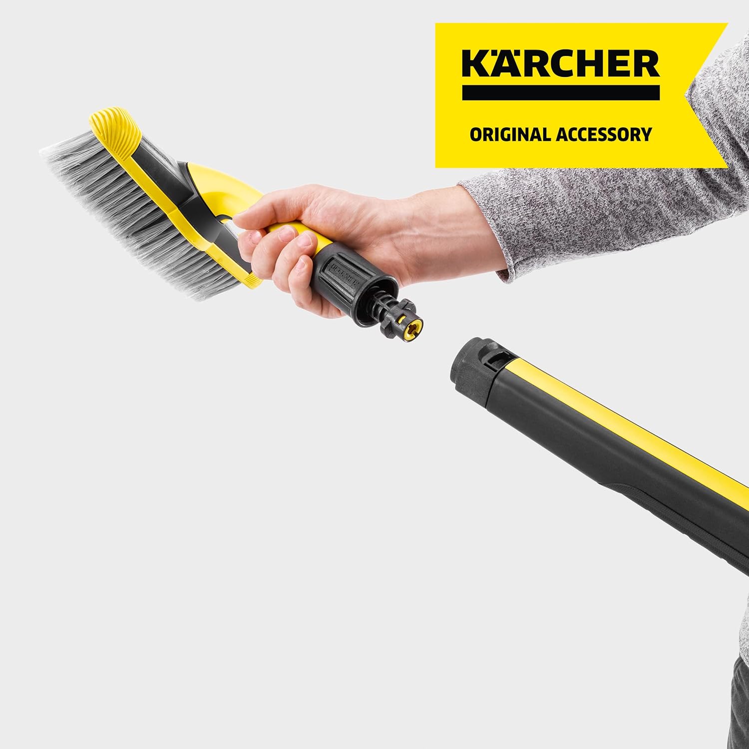 Krcher Flchenreiniger T-Racer T 7 Plus (Spritzwasserschutz, für groe Flchen, zwei Flachstrahldüsen, Handgriff für senkrechtes arbeiten, Powerdüse, Spüldüse)