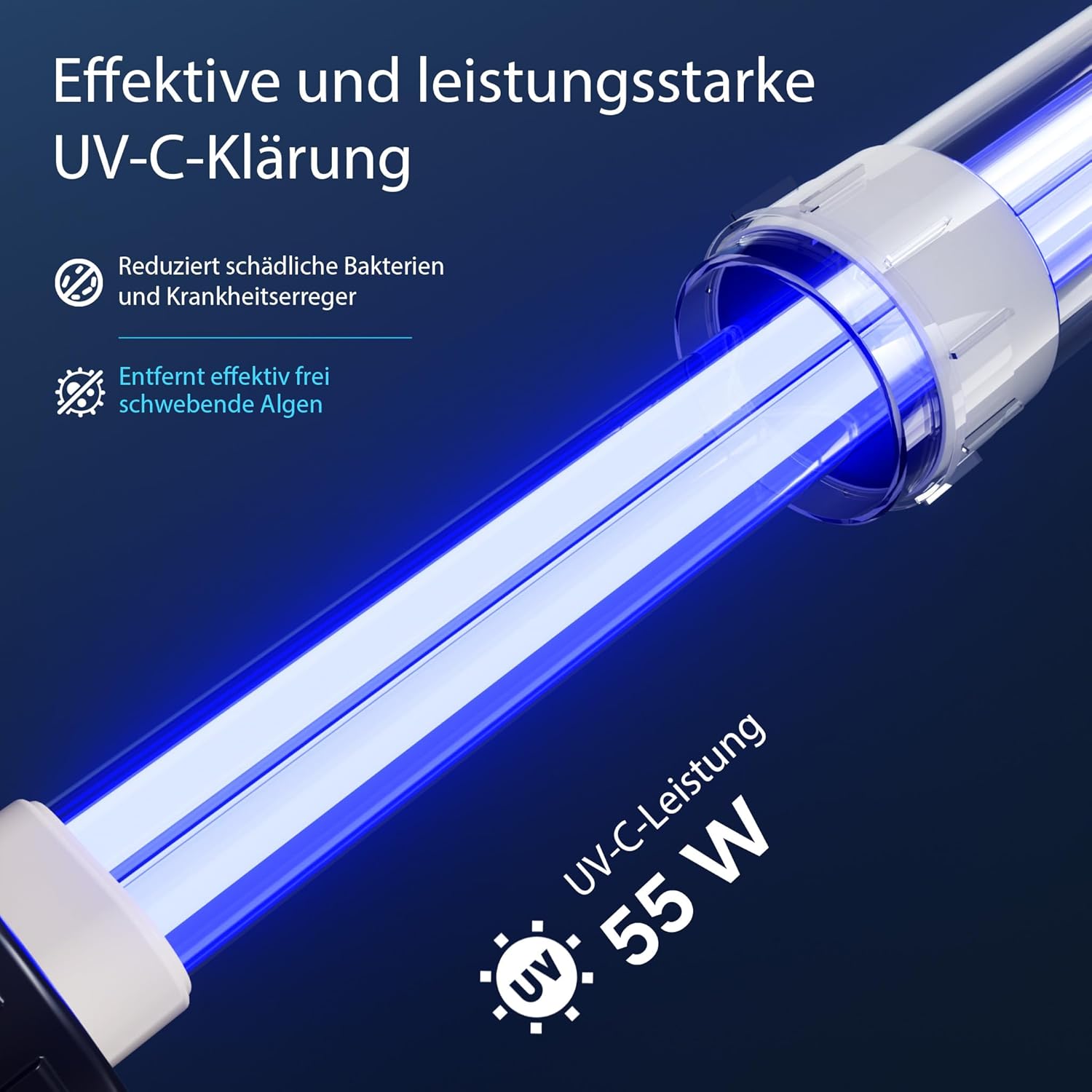 SunSun CPF-15000 Druckteichfilter 10.000 l/h / 18 W UVC Einheit, Teichdruckfilter für Teiche bis 30.000 Liter, Teichklärer, Filteranlage