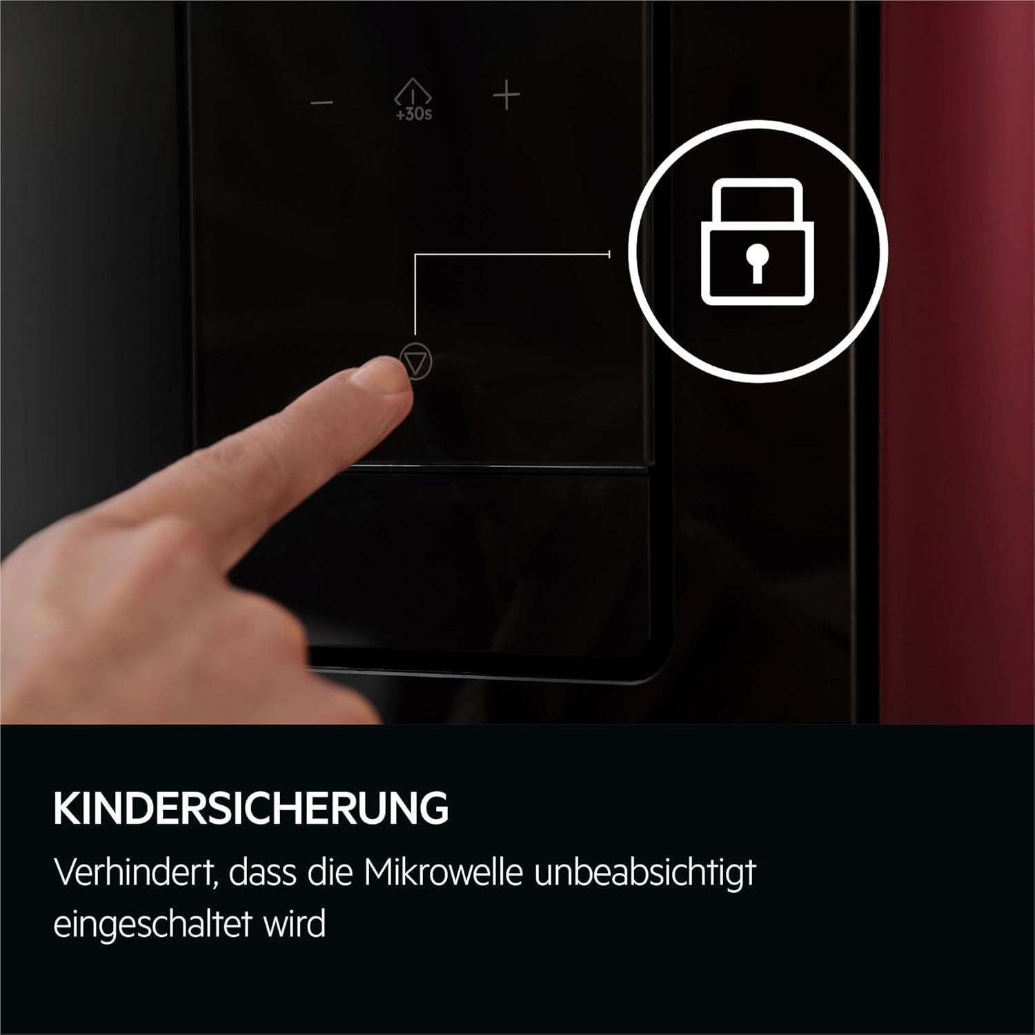 AEG Einbau-Mikrowelle Serie 6000 mit Steam Set - 60 cm - 17 L Garraum - Touch-Bedienung - Display mit Uhr - Auftau-Funktion - Drehteller Ø 272 mm - Schwarz - TB6SM171DB