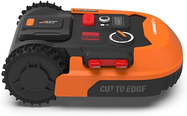 WORX Landroid M WR141E Mhroboter/Akkurasenmher für kleine Grten bis 500 qm/Selbstfahrender Rasenmher für einen sauberen Rasenschnitt, Bunt
