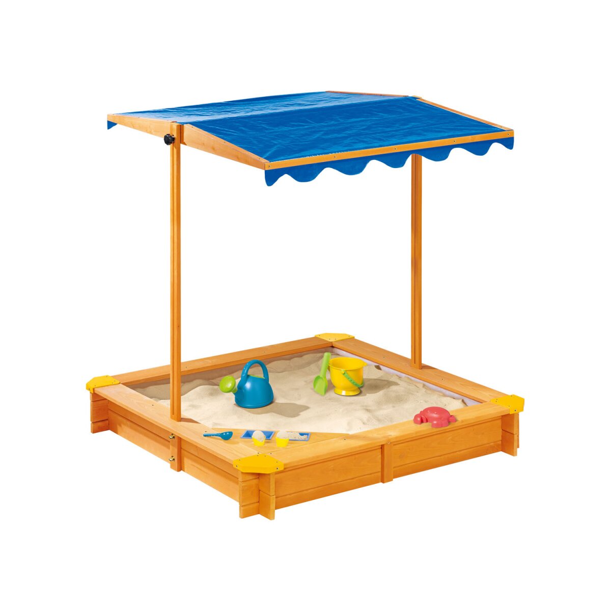 Playtive Holzsandkasten, mit Dach und Eisdiele - B-Ware sonstiges