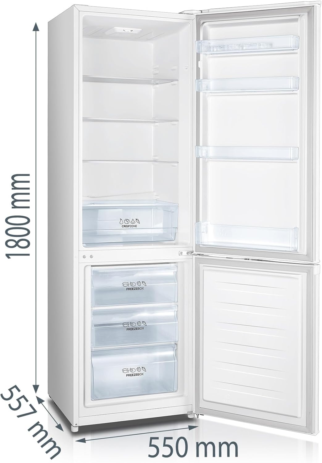Gorenje R 4142 PW Kühlschrank/ Höhe 143,4 cm/ 242 L / LED Beleuchtung, Weiß