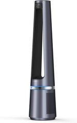 Rowenta QU5062 Eclipse 3in1 Luftreiniger | Heizlüfter | Ventilator | filtert 99,9% der Partikel | für 30 m2 Raumgre | schnelle Heizung bis zu 35°C | automatischer Tag- und Nachtmodus | Schwarz/Grau